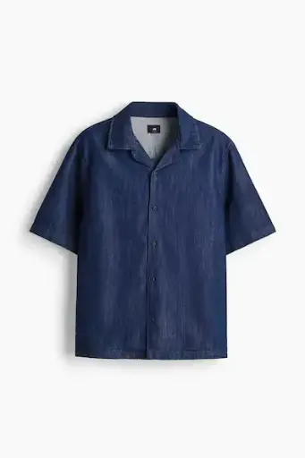 Regular Fit Denim resort shirt